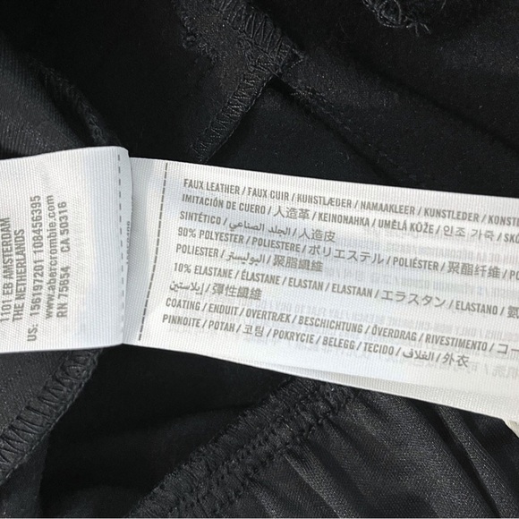 Abercrombie & Fitch Faux Leather Pant - Picture 11 of 12